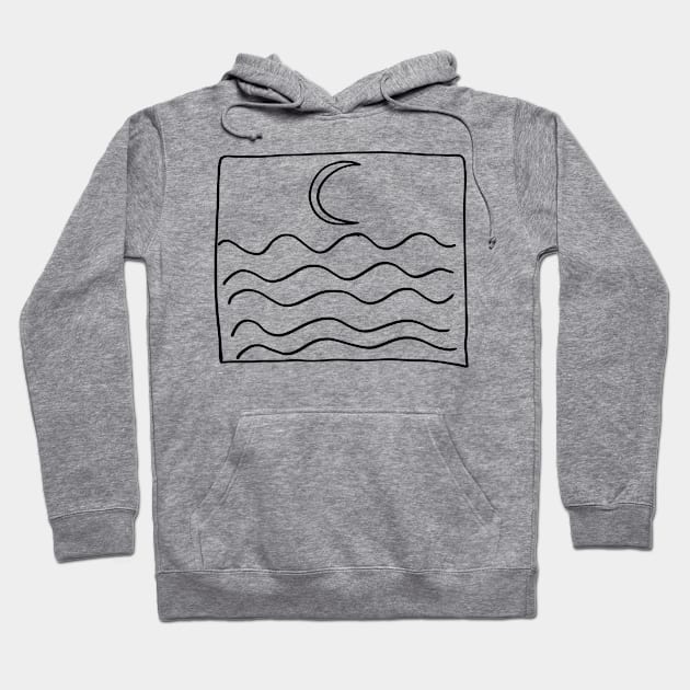 Night at the beach Hoodie by the_spiritual_view